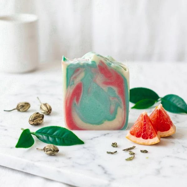 Savon artisanal Thé vert et pamplemousse