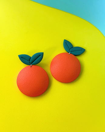 Boucles d'oreilles Orange - arloca