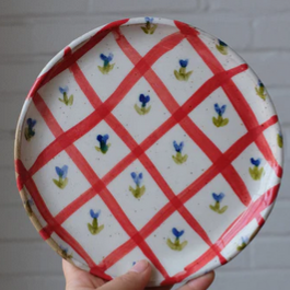 Assiette en porcelaine picnic - arloca