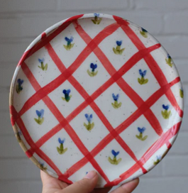 Assiette en porcelaine picnic - arloca