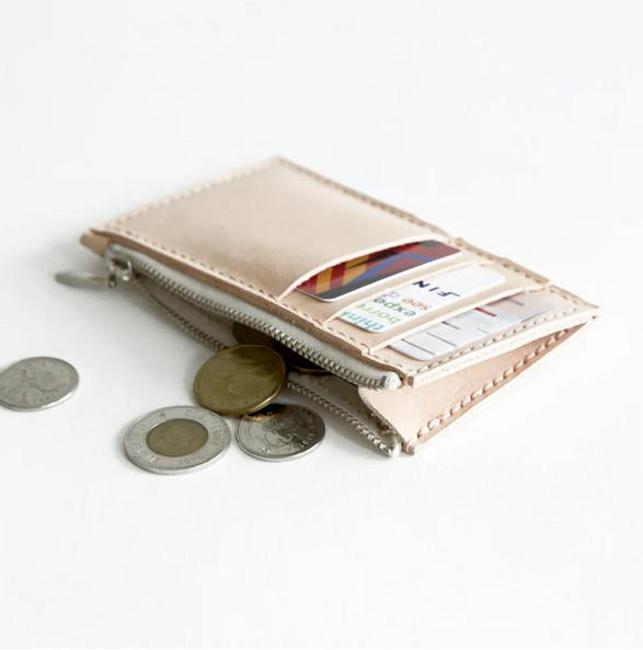 Portefeuille Crème