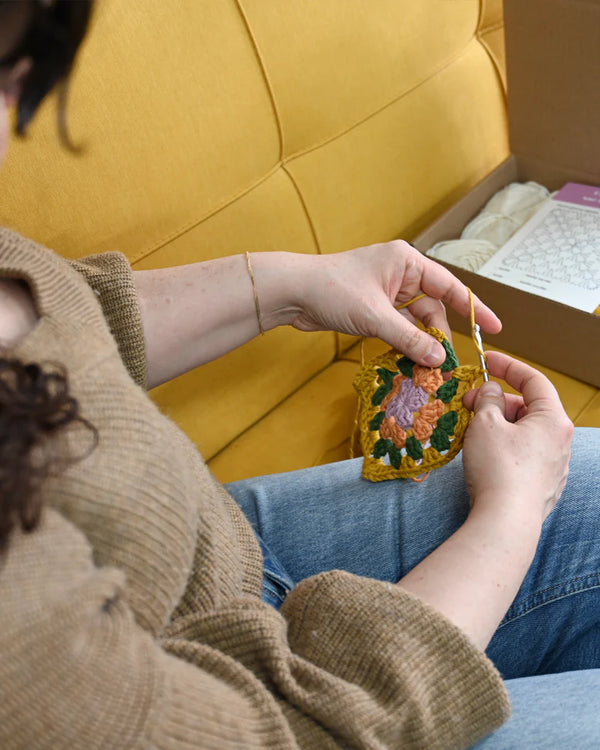 Ensemble de fabrication d'un sac  Granny en crochet