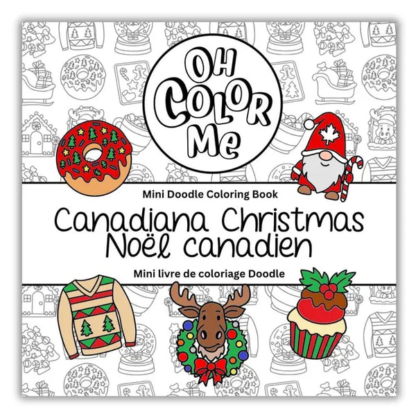 Mini livre à colorier Noël canadien