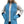 Écharpe de poche doublée à chevrons turquoise - arloca