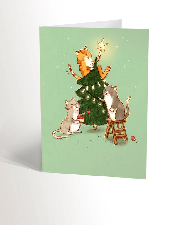 Carte de voeux Le Trio de Noël