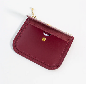Mini portefeuille Bordeaux - arloca