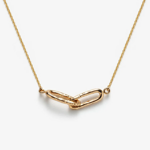 Collier minimaliste Mary à chaînon or - arloca