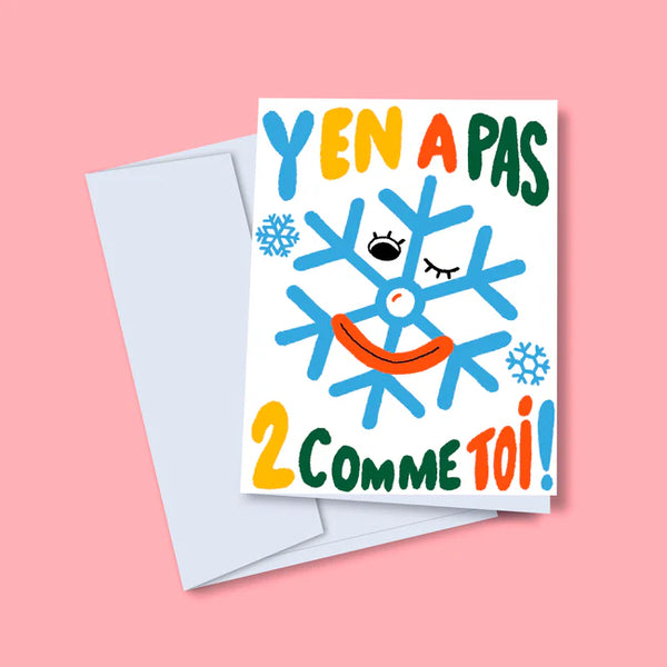 Carte de souhaits Pas deux comme toi - arloca