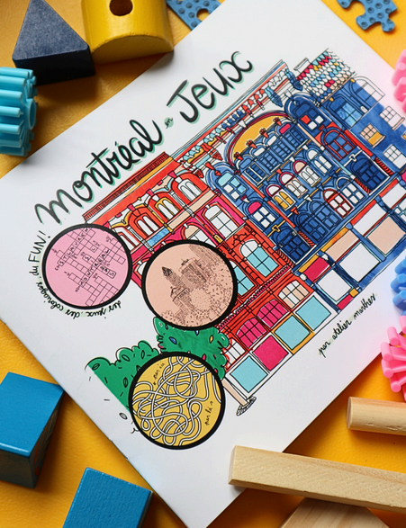 Cahier de jeux pour enfant