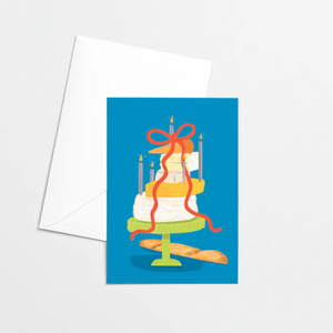 Carte de souhaits Gâteau de fromage - arloca
