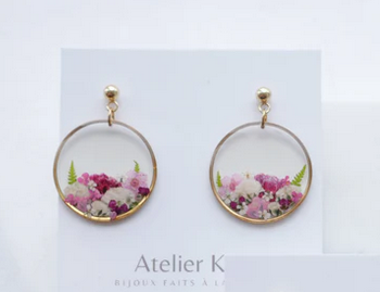 Boucles d'oreilles Forêt