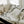 Couverture/Jeté en laine recyclée Noir & Blanc