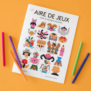 Cahier de coloriage Aire de jeux - arloca