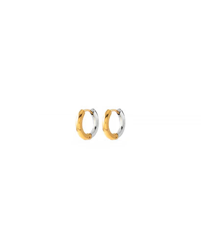 Boucles d'oreilles Huguette argent/or - arloca