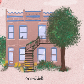 Carte de souhaits Duplex Montréal - arloca