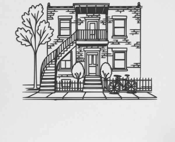 Décoration murale Duplexe montréalais - arloca