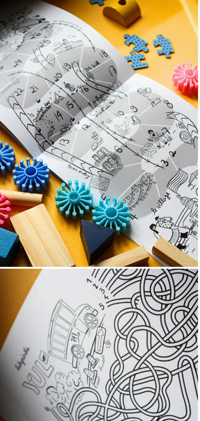 Cahier de jeux pour enfant