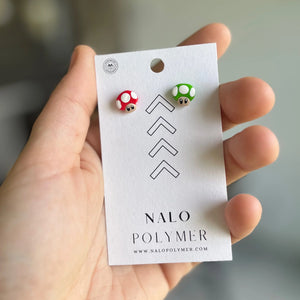 Boucles d'oreilles Champignons - arloca