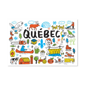 Carte postale Top Québec - arloca