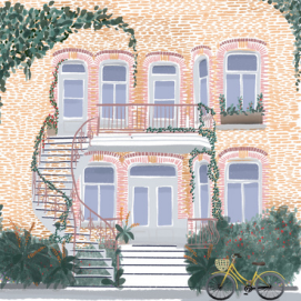 Carte de souhaits Quadruplex à Montréal - arloca