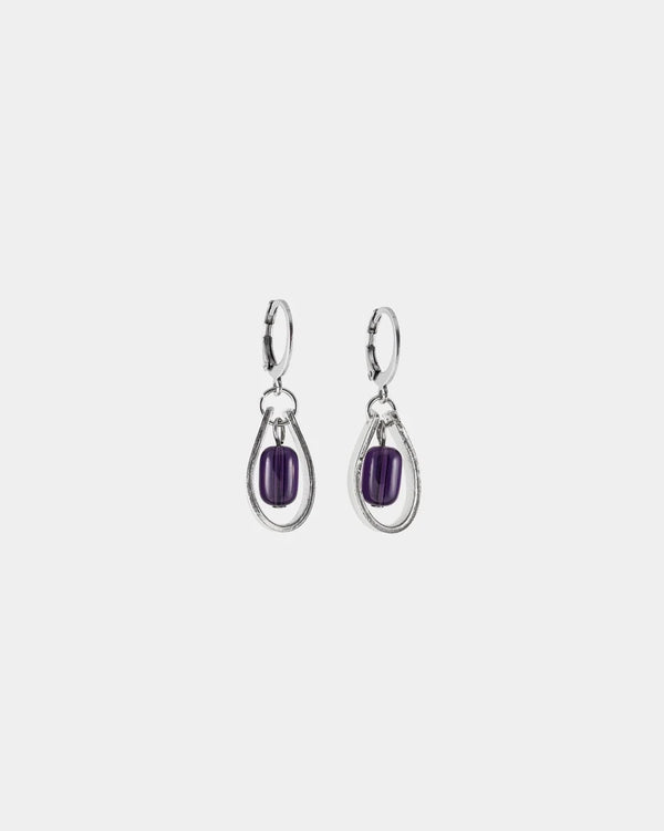 Boucles d'oreilles Dilsea Mûre