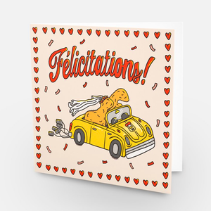 Carte de souhaits Félicitations!.