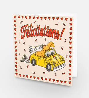 Carte de souhaits Félicitations!.