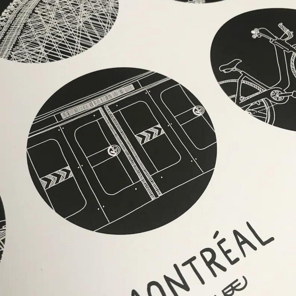 Affiche Montréal 18"x24"