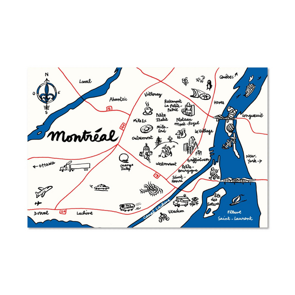 Carte postale Montréal