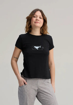 T-shirt unisexe Message en bouteille noir - arloca