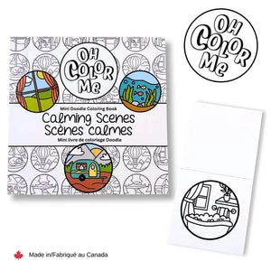 Mini livre de coloriage Scènes apaisanates - arloca