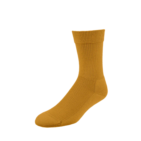 Bas mérinos mi-mollet jaune - arloca