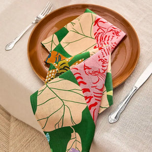 Ensemble de 2 serviettes de table Tigresse - arloca
