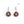 Boucles d'oreilles en bois Mosaïque - arloca