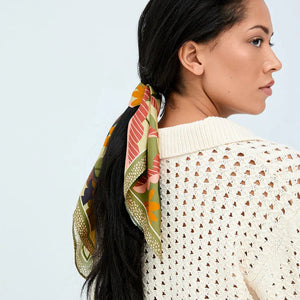 Foulard en soie Nana - arloca