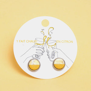 Boucles d'oreilles Limonade - arloca