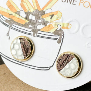 Boucles d'oreilles Poutine - arloca