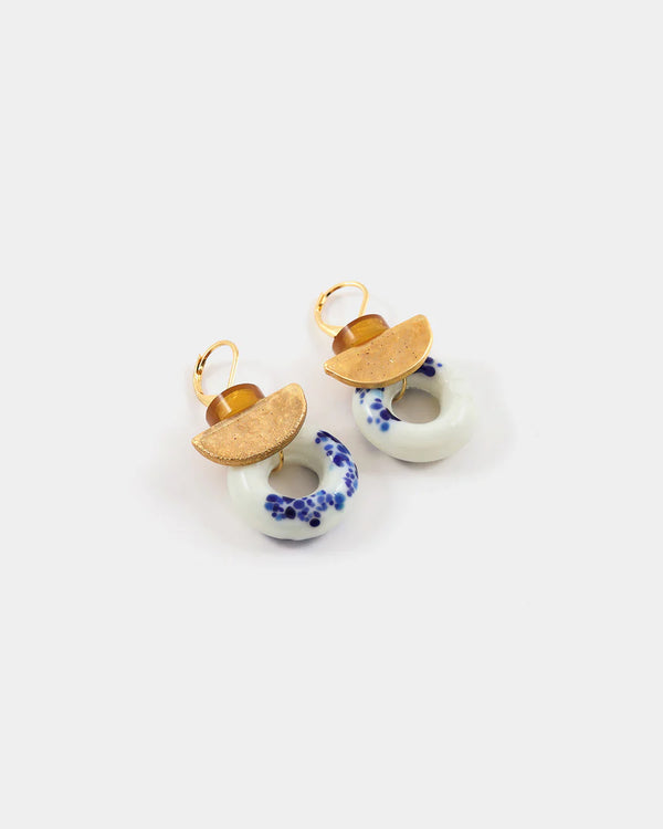 Boucles d'oreilles Pléione atlantide - arloca