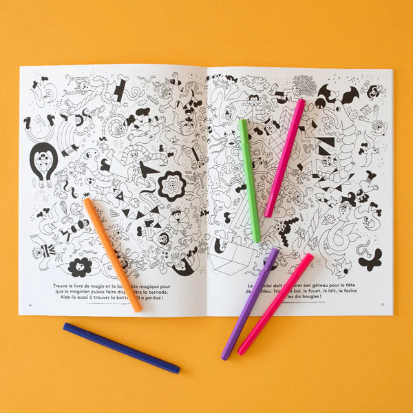 Cahier de coloriage Aire de jeux - arloca