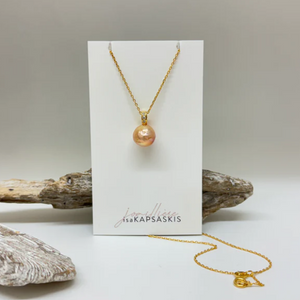 Pendentif perle or - arloca