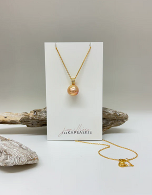 Pendentif perle or - arloca