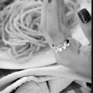 Bague Lazagna en argent - arloca