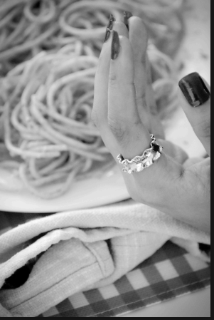 Bague Lazagna en argent - arloca