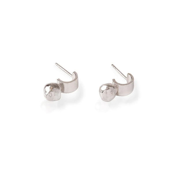 Boucles d'oreilles Melt rondes