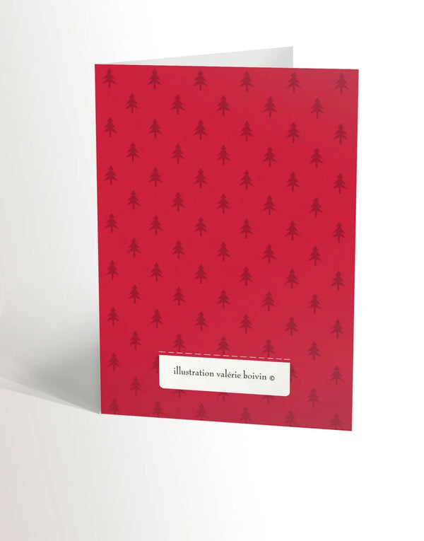 Carte de voeux Le sapin chat - arloca