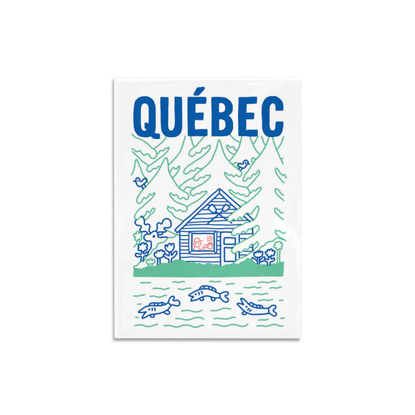 Aimant Cabane au Québec - arloca