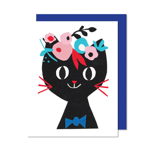 Carte de souhaits Paper cat
