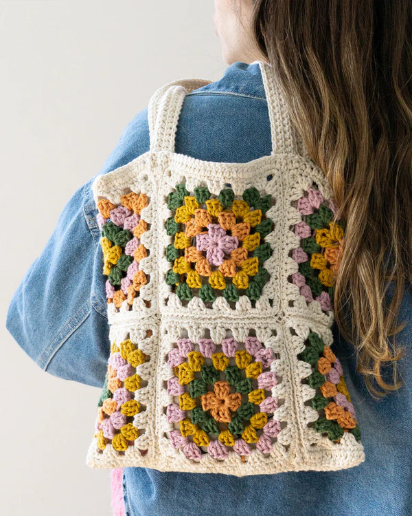 Ensemble de fabrication d'un sac  Granny en crochet