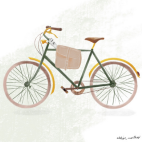 Carte de souhaits Vélo d'homme - arloca