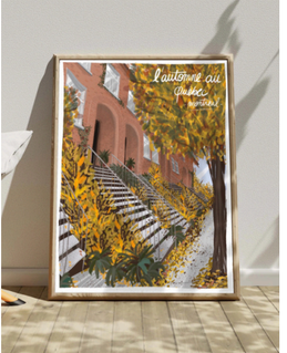 Affiche L'Automne au Québec.